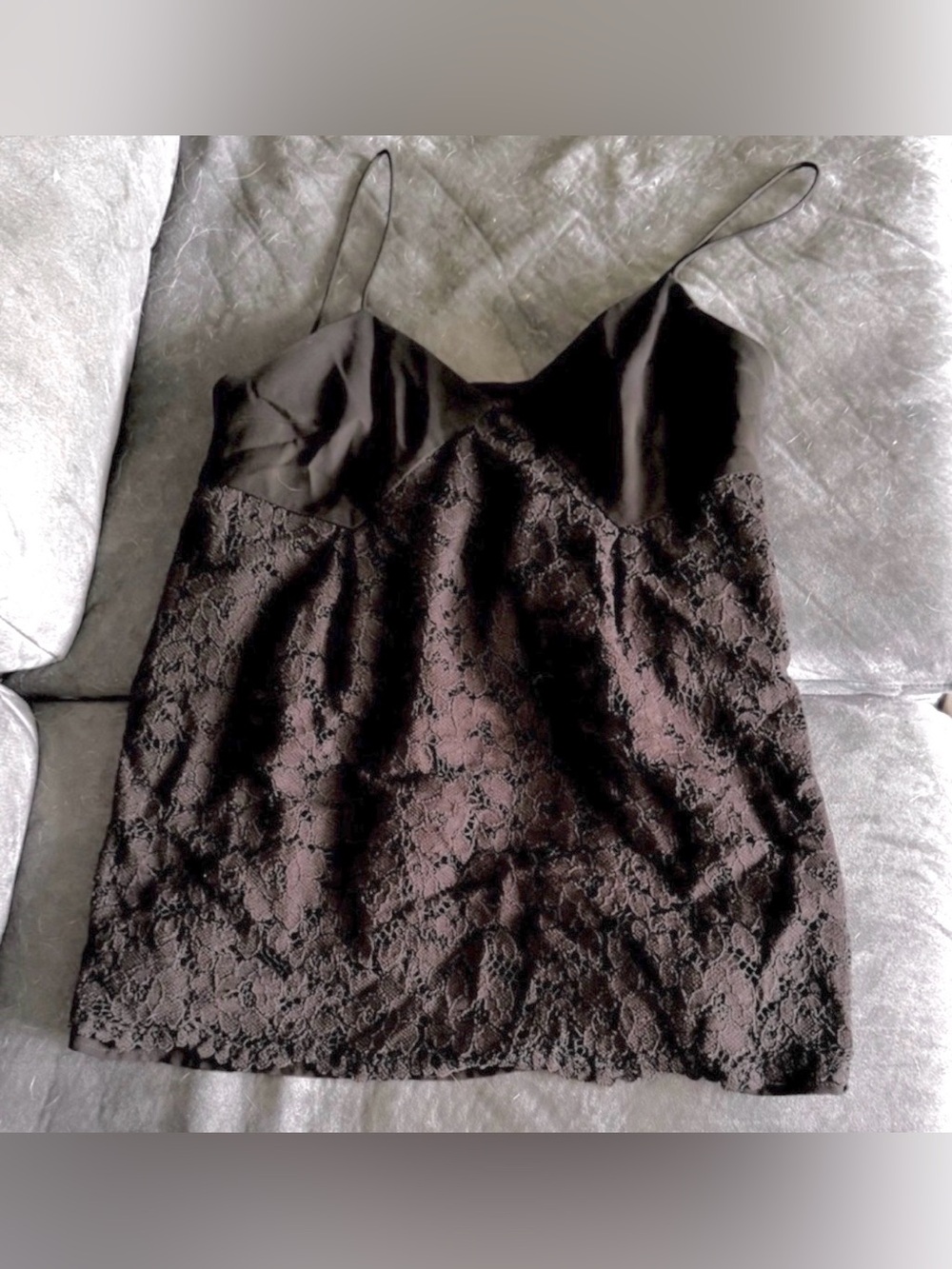 Club Monaco Black Lace Tank Top Size 8
